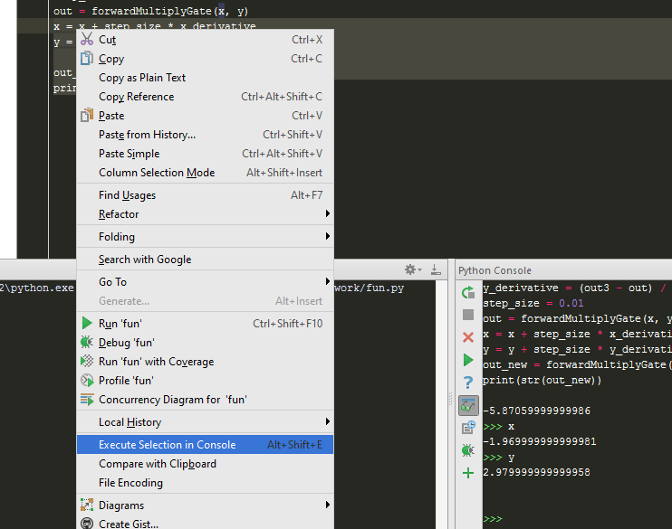 Pycharm run only part of my Python file Stack Overflow