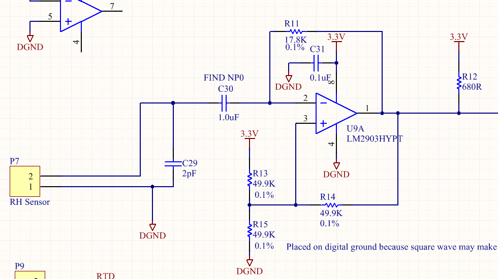 comparator Temperature Dependent Frequency of Relaxation Oscillator