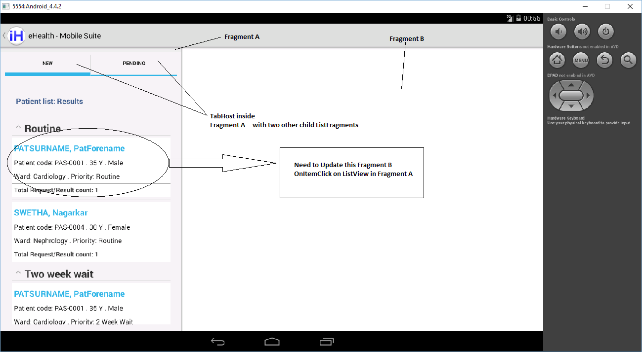 Android Get Parent View's Framelayout from Fragment