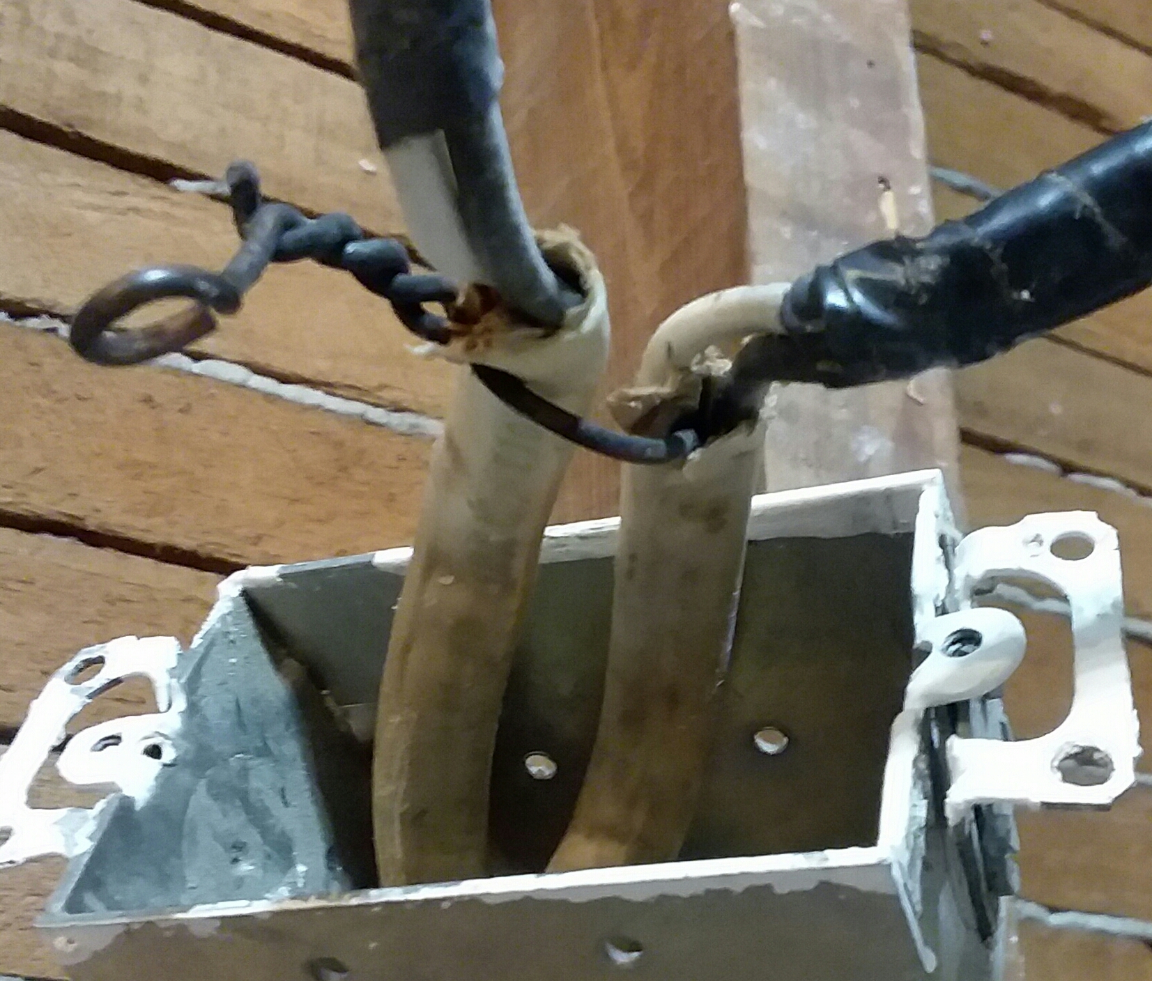 Wiring Why is there two sets of black and white wires connected