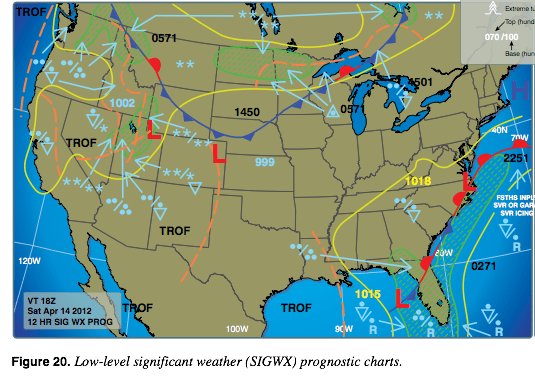 High Level Significant Weather Chart