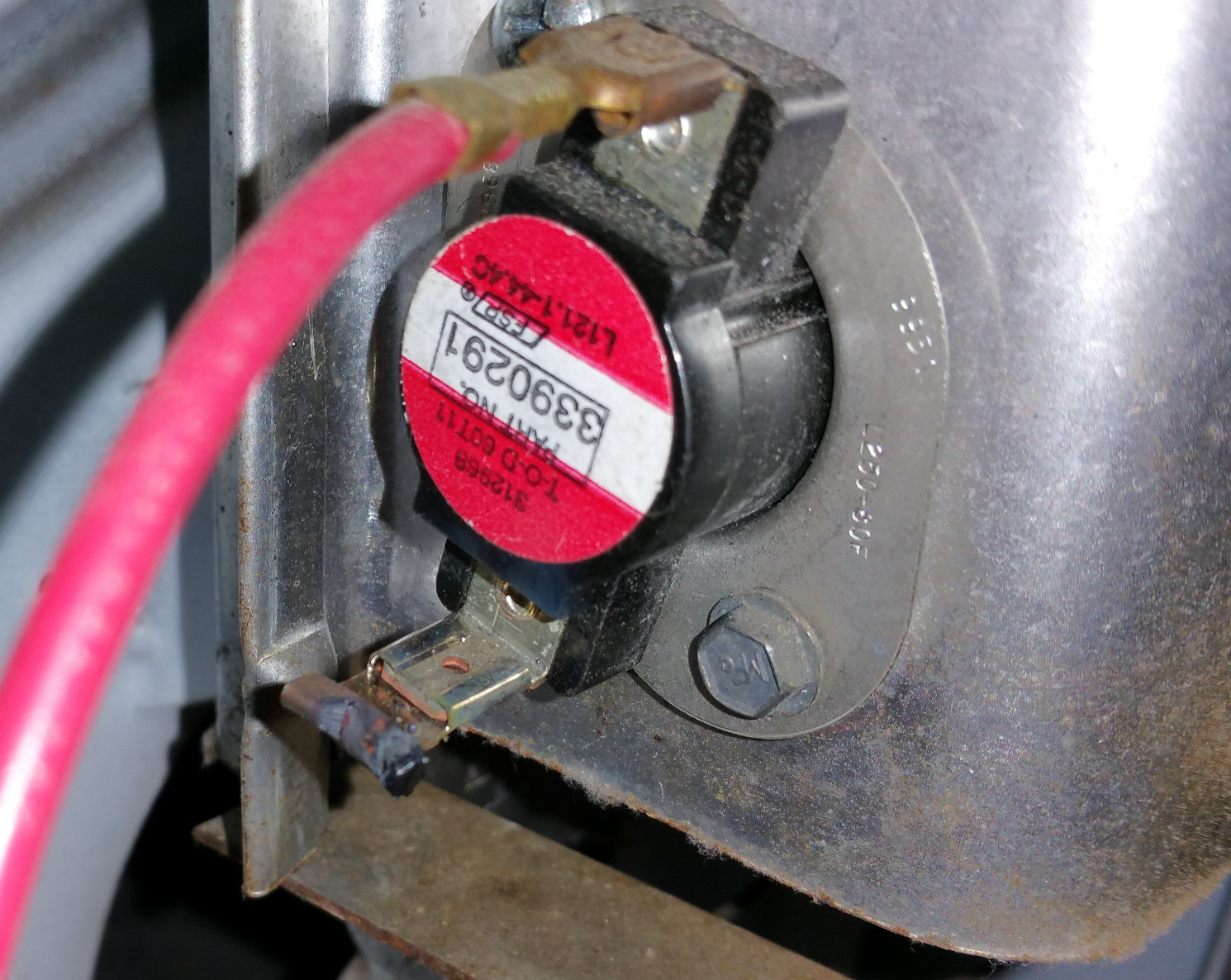 Why did this wire in my dryer melt? Home Improvement Stack Exchange