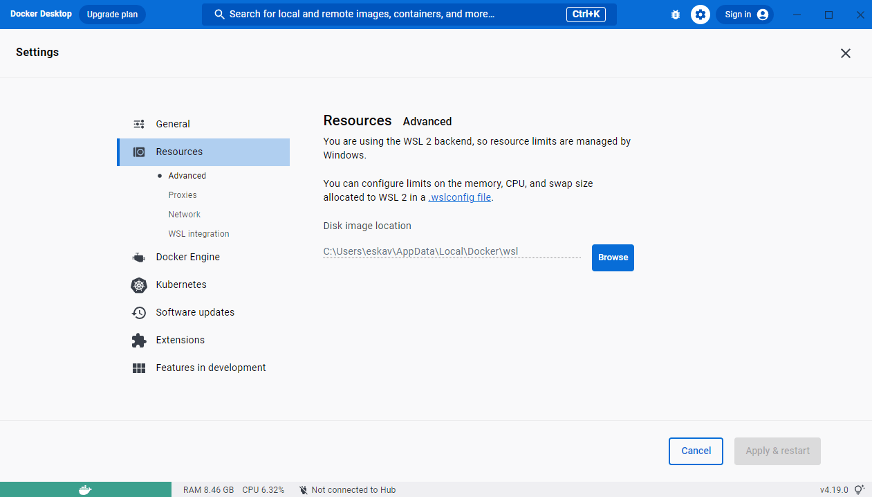Docker memory parameter for container not working Stack Overflow