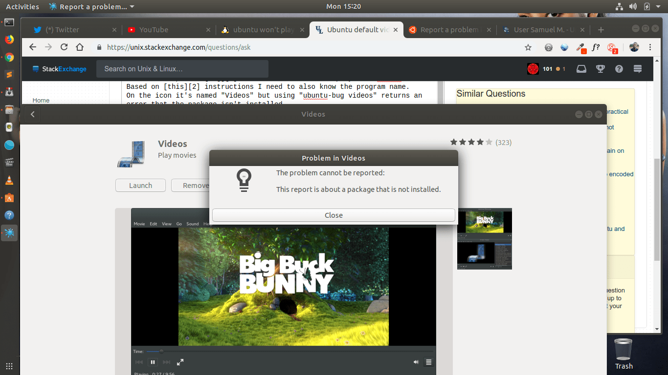 Ubuntu (GNOME) default video player name Ask Ubuntu