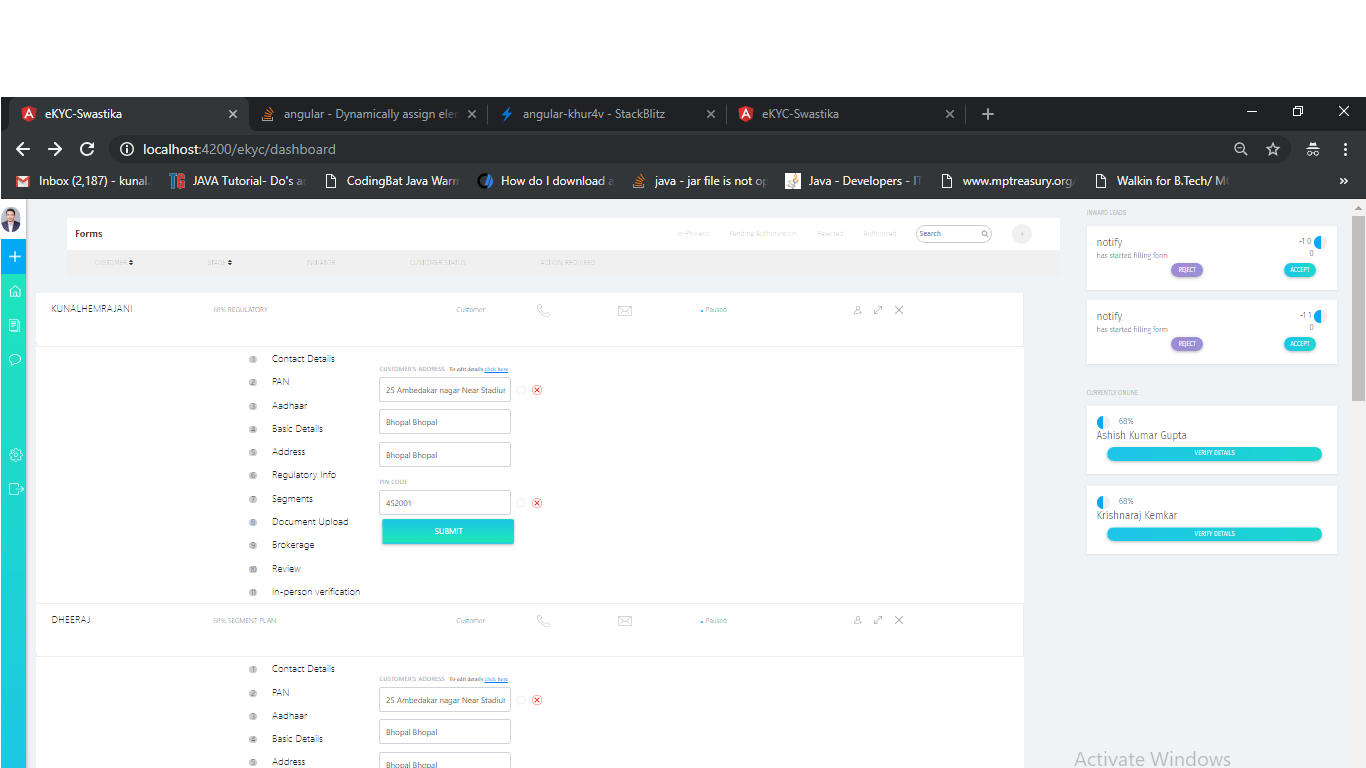 typescript Angular 6 Dashboard unique Id in an ngFor Stack Overflow
