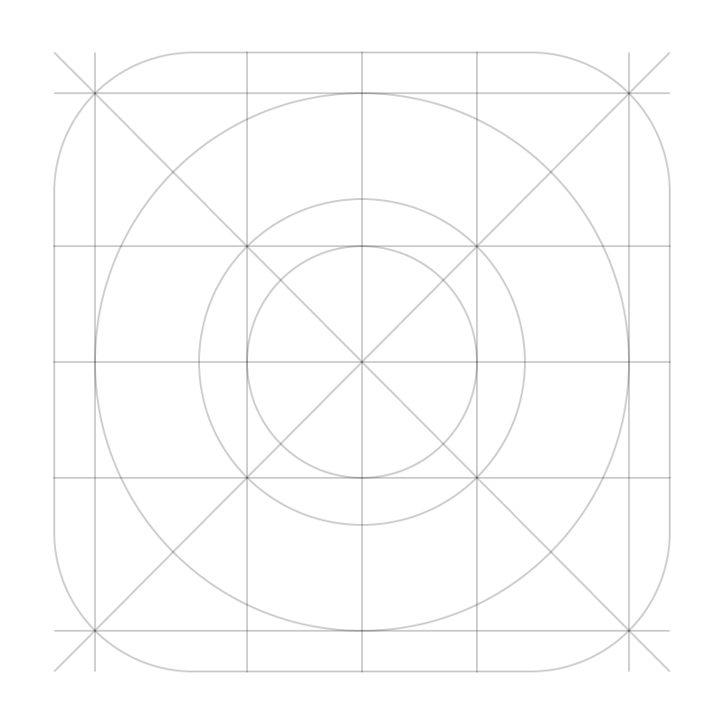 黄金比例角圆形框架矩形按钮 Thinbug