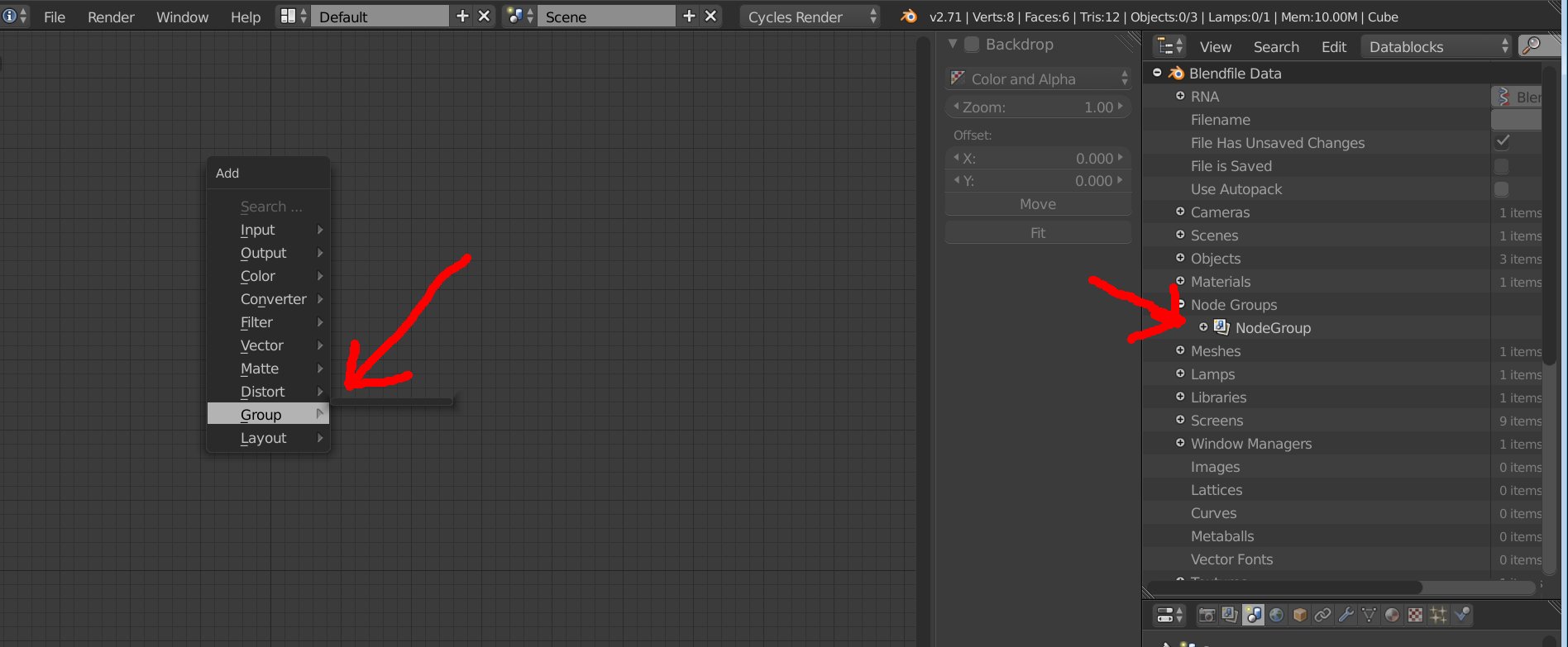 append Problem appending a Node Group in Blender 2.71 Blender Stack