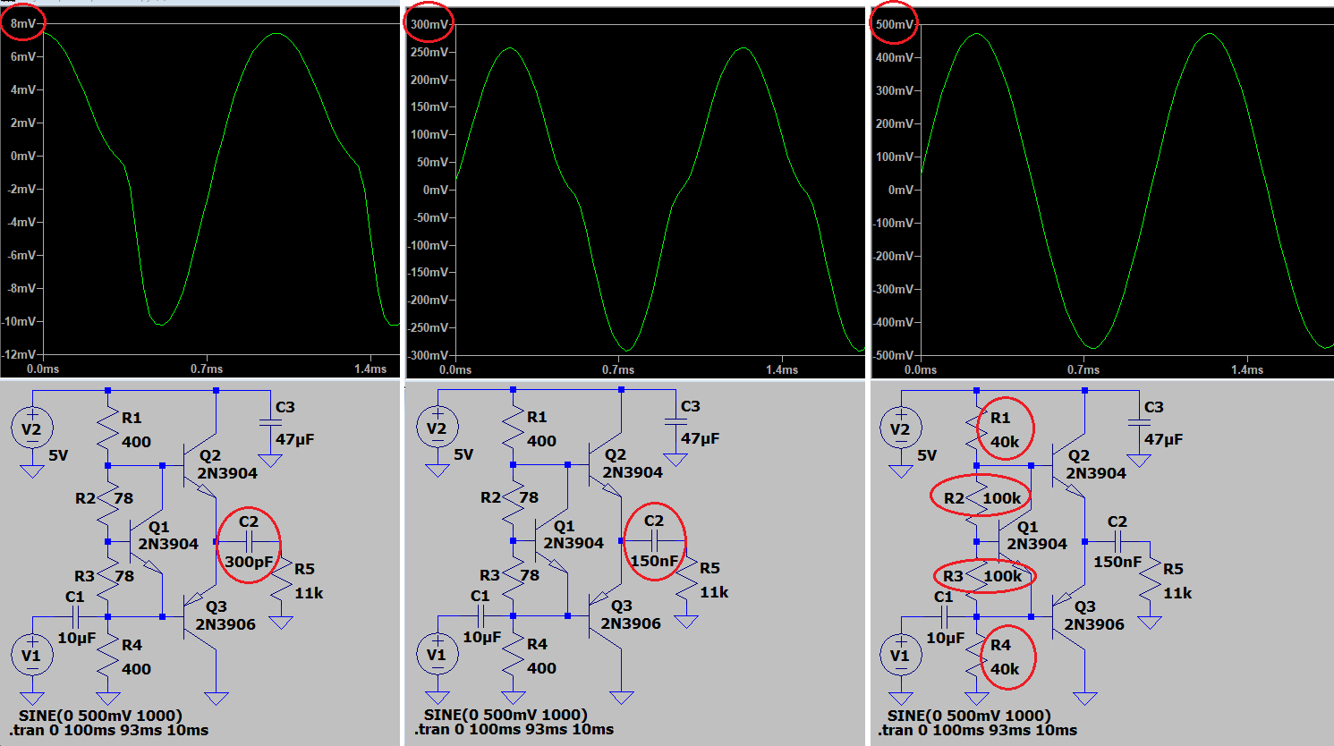 Resistors values for class AB amplifier Electrical Engineering Stack