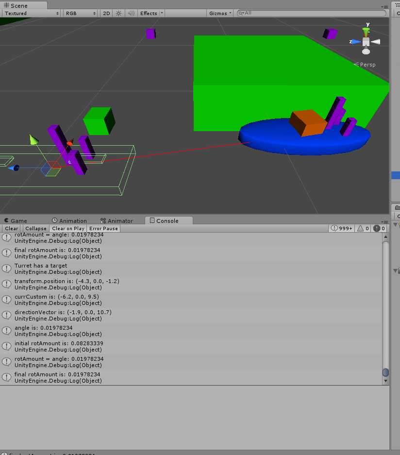 c Vector3.Angle() Never Reaching 0 Game Development Stack Exchange
