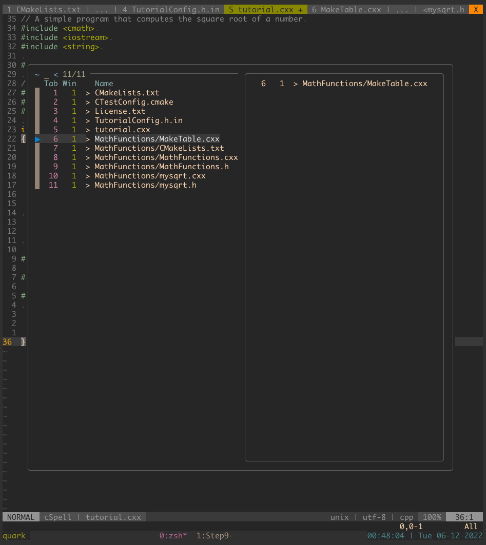 linux In vim, how can I quickly switch between tabs? Super User