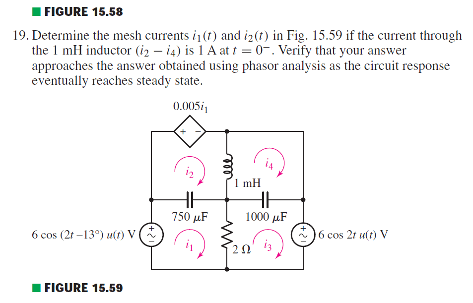 Electronic Solving a linear system of equations from a mesh analysis in the sDomain
