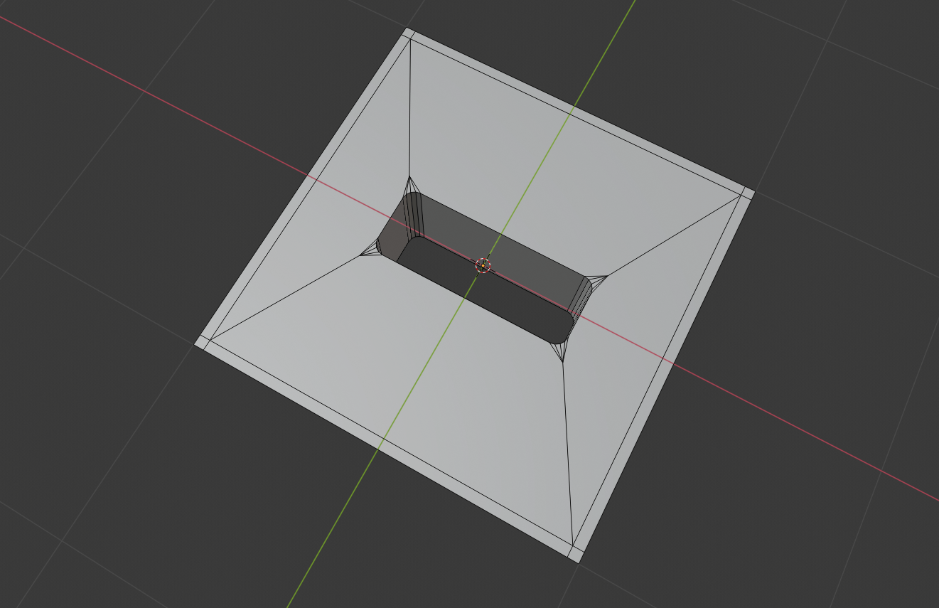 modeling The right way to create a rectangle hole with rounded corners on some surface