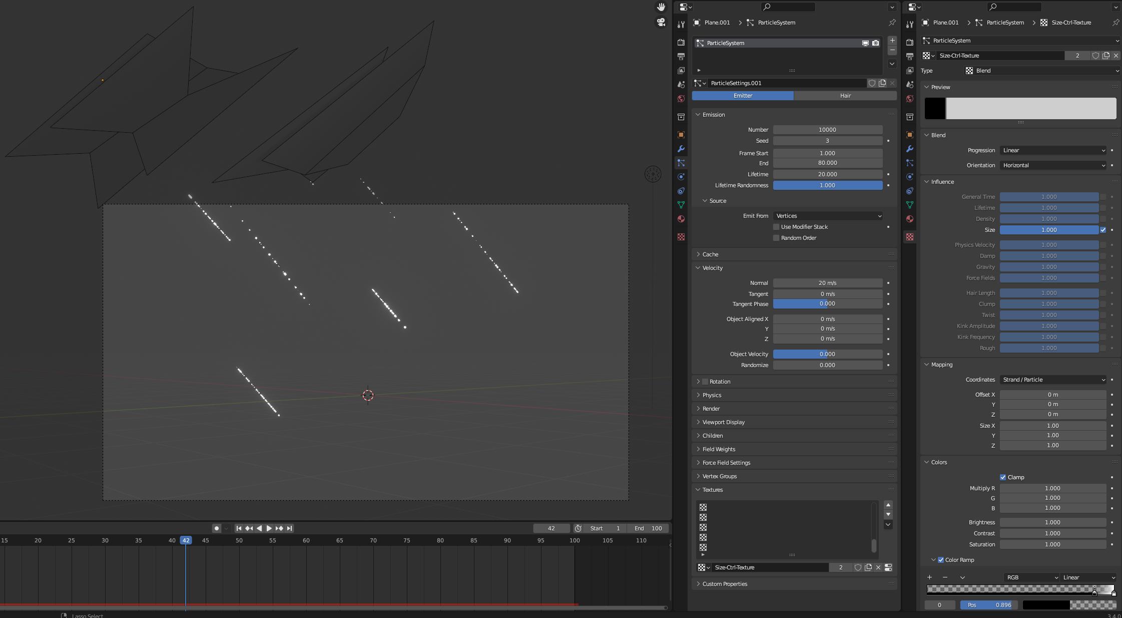 particles How to make a shooting star in Blender? Blender Stack