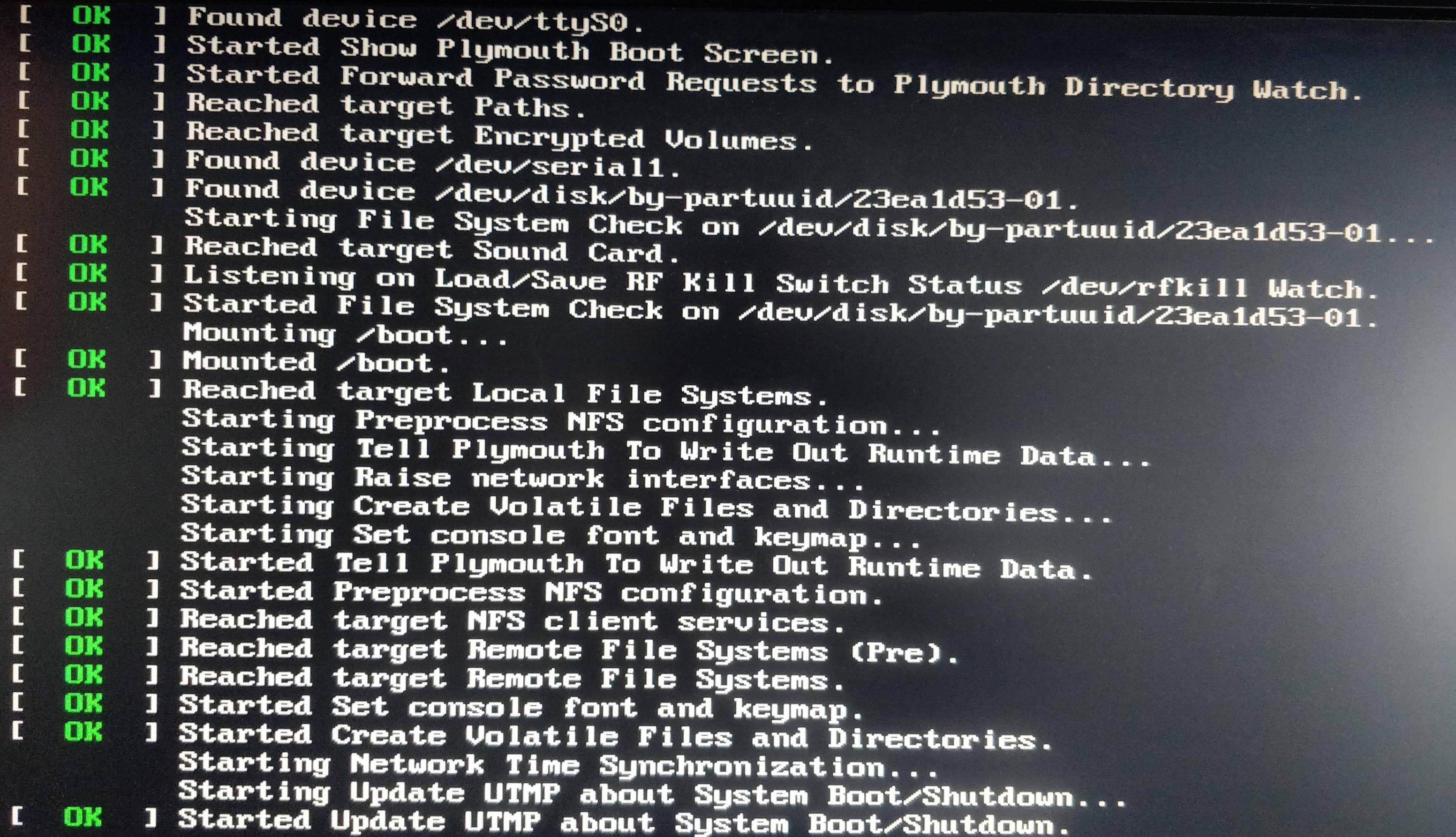 Boot Started Update UTMP about System Boot/Shutdown Raspberry Pi