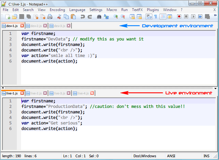 Notepad++ tab color Stack Overflow