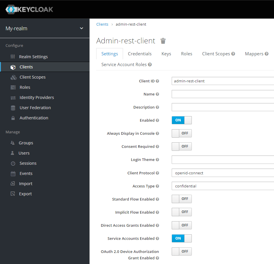 Is it possible to commiunicate with jboss/keycloak16.1.1using REST