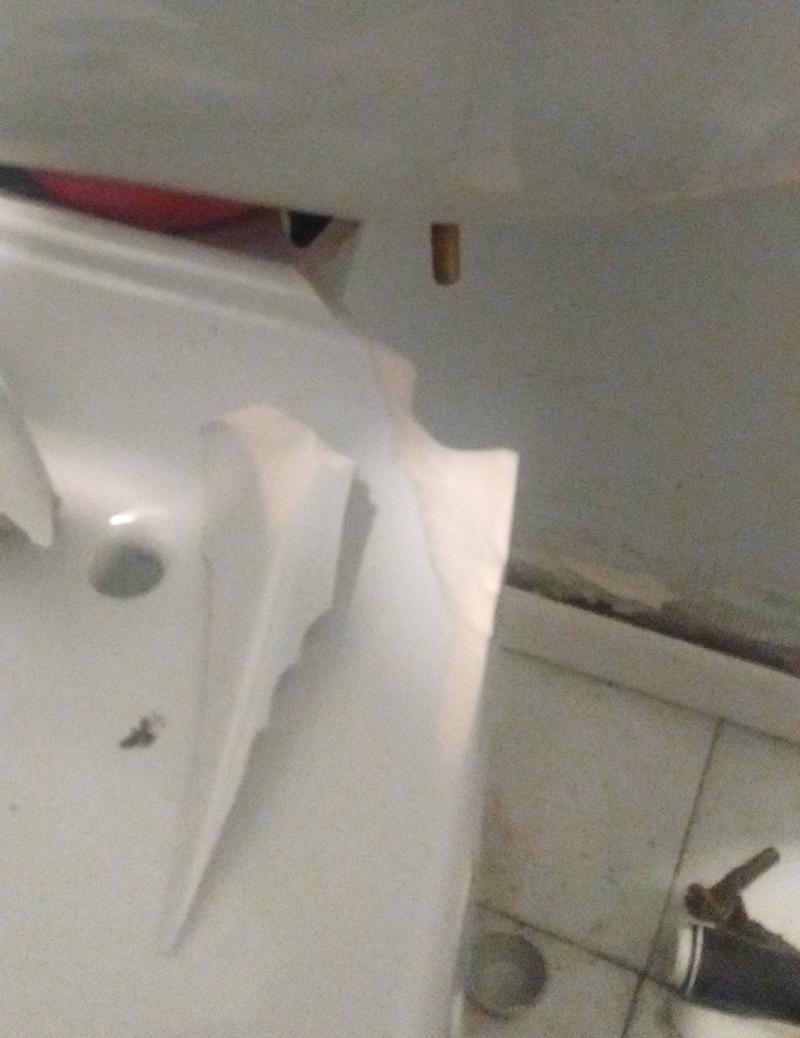 toilet Overtightened tank bolts and caused cracks. What are my