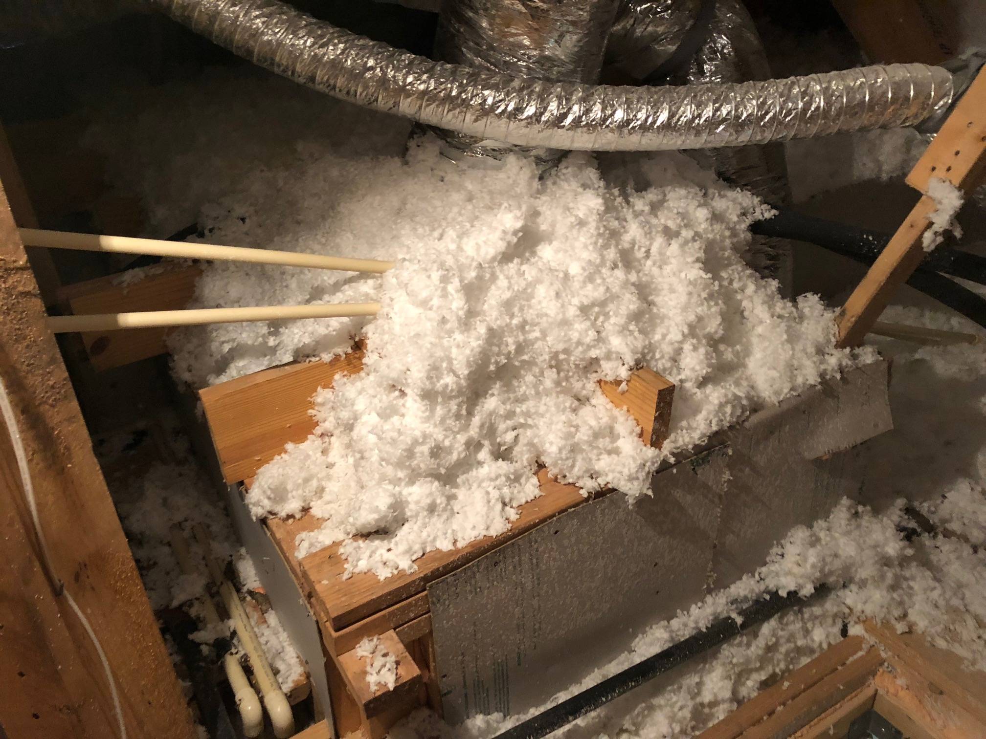 hvac Where in the attic is this ceiling leak coming from? Home