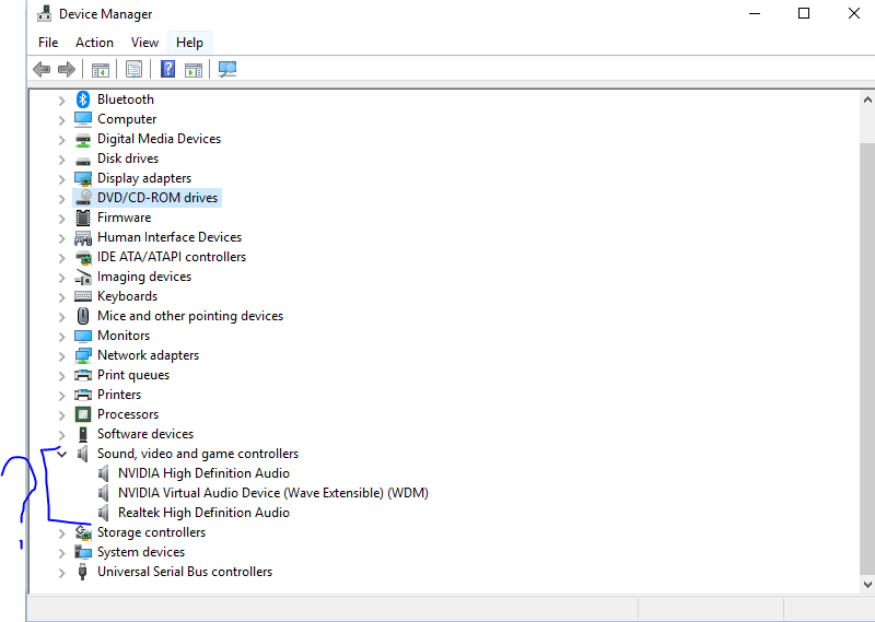 audio No sound from external speakers after installing new monitor