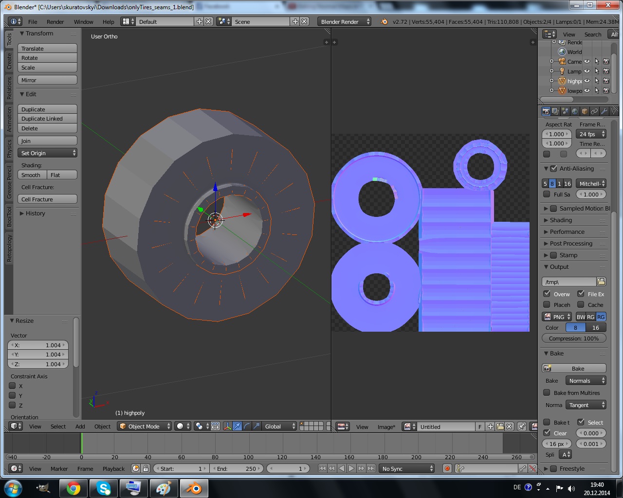 How to create a cage for baking? Blender Stack Exchange
