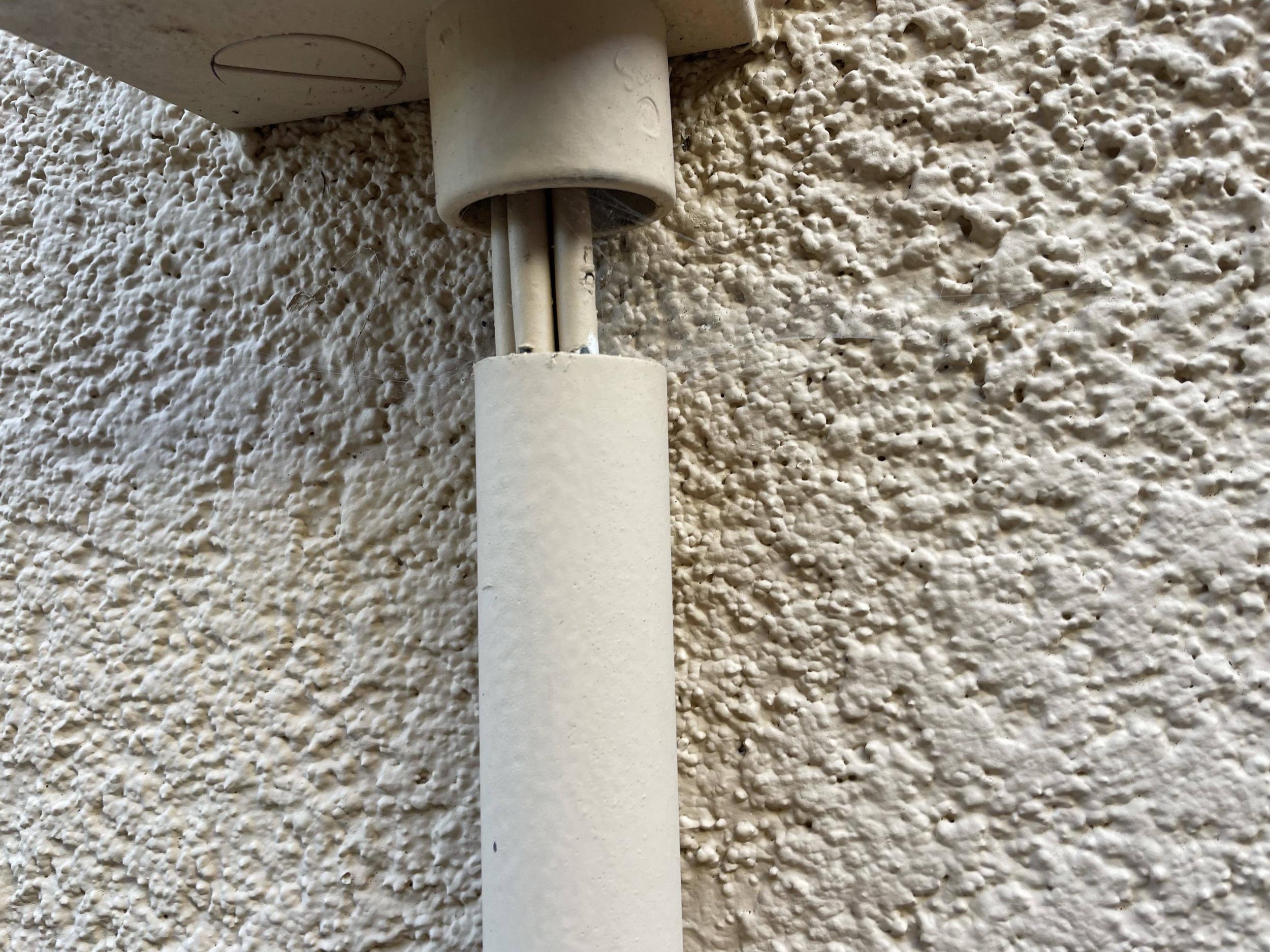 electrical Best way to cover exposed THHN cables where conduit has