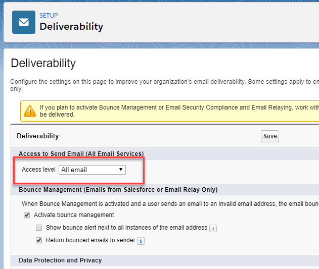 Unable to send emails from sandbox Salesforce Stack Exchange