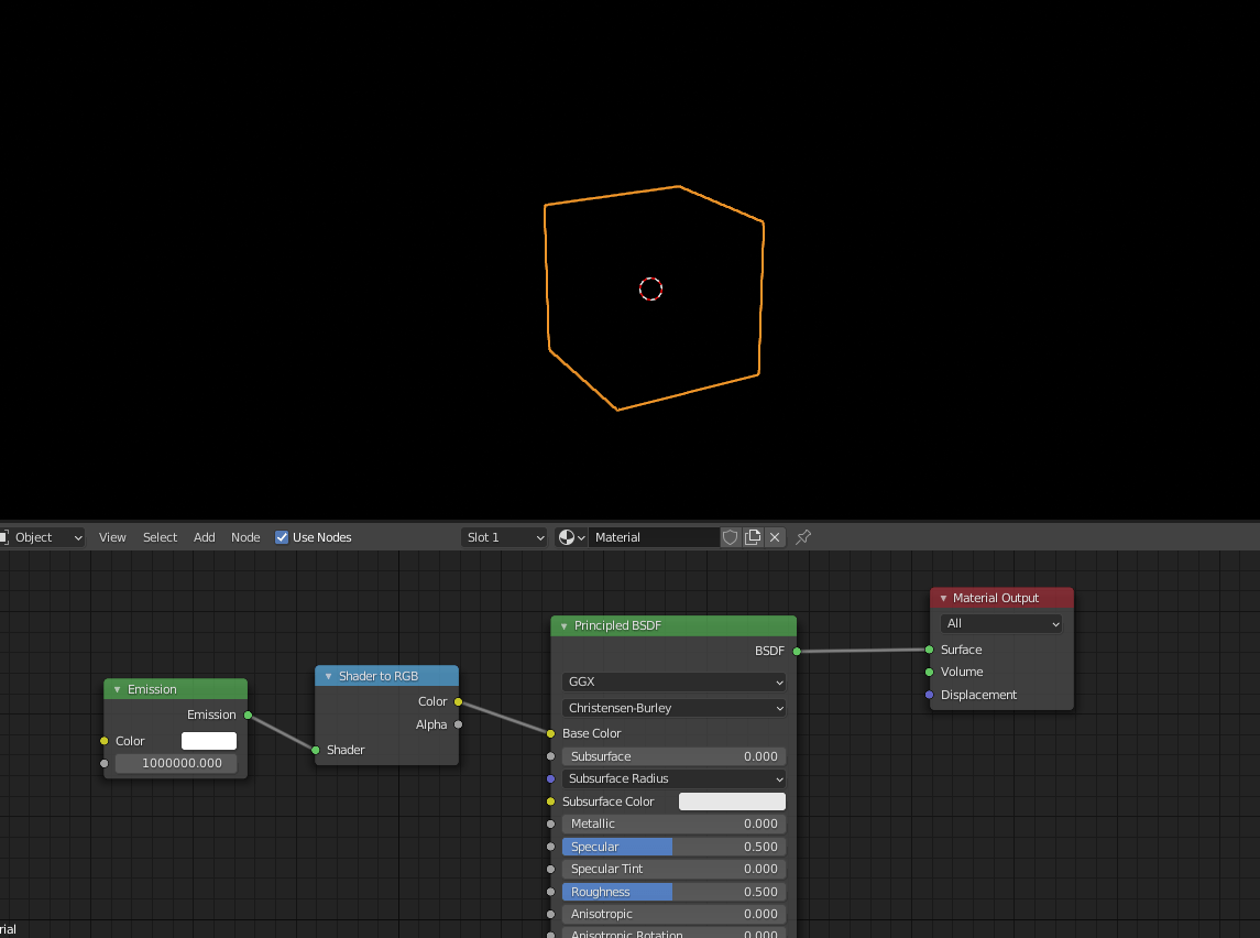 shaders Emission node not rendering at all in Cycles nor Eevee Blender Stack Exchange