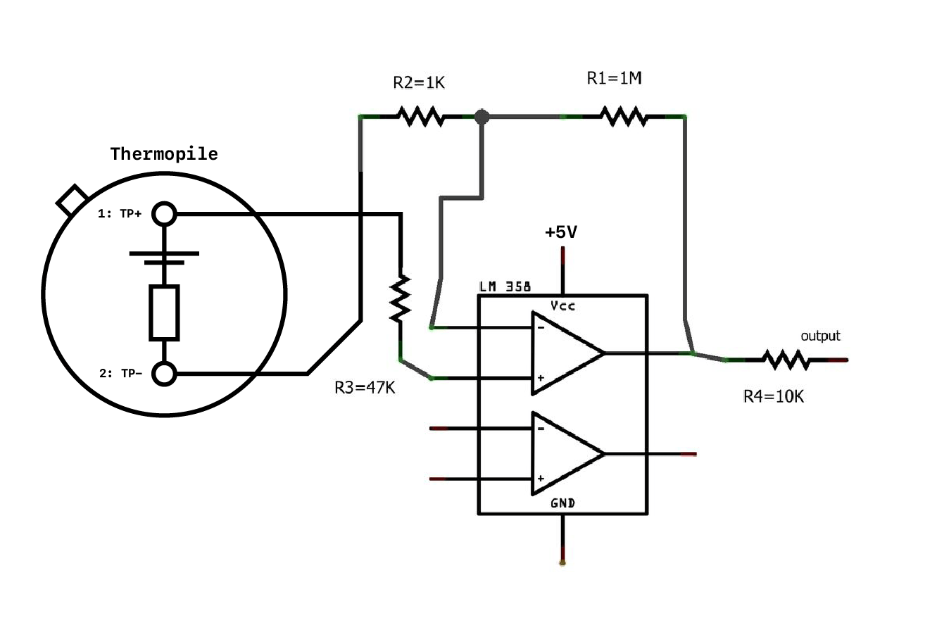 operational amplifier Reading voltage of an amplified