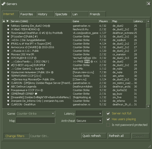 CSS Server Hosting High Tick Rate Counter Strike Servers