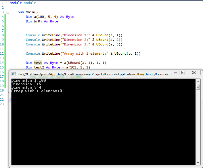 What does the UBound function ACTUALLY do