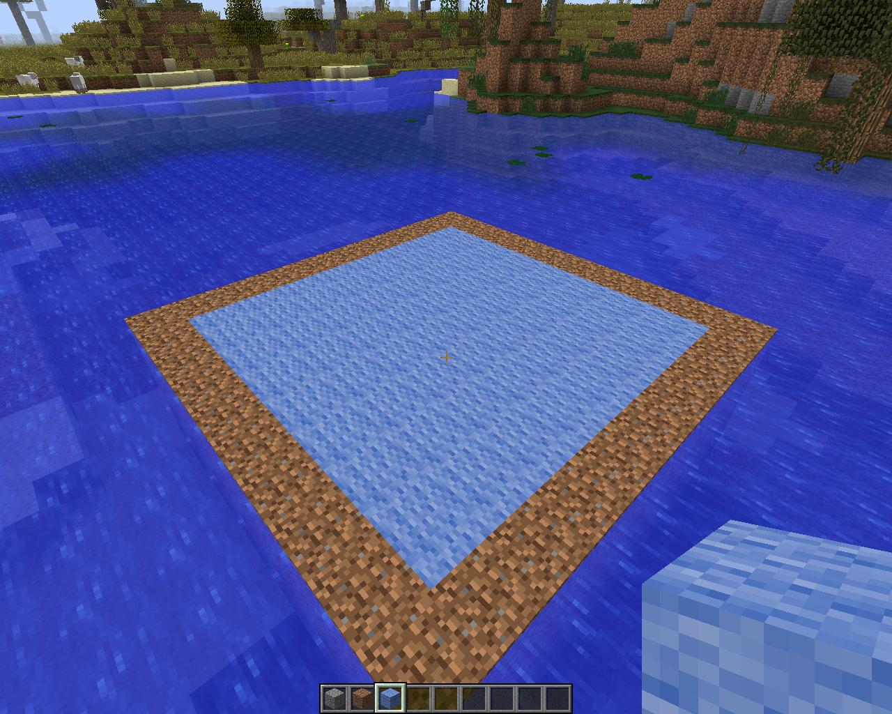 minecraft How can I clear the water out of this area? Arqade