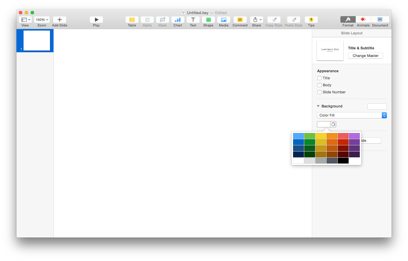 macbook pro Fill an area selected using 'Instant Alpha' with a