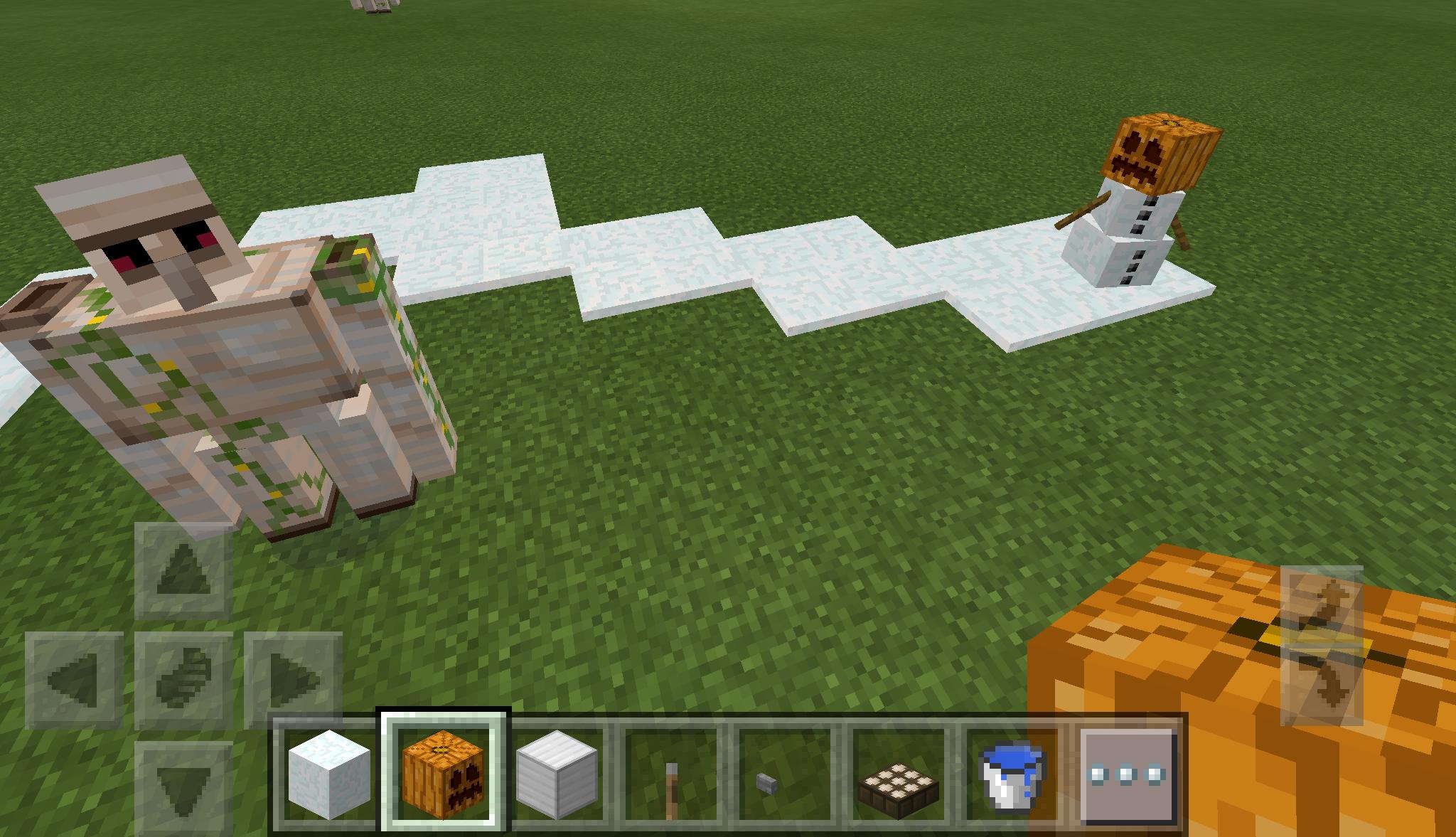 minecraft pocket edition Does MCPE have golems? Arqade