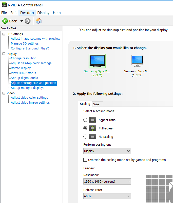 windows 10 How to increase resolution maintaining Hertz Super User