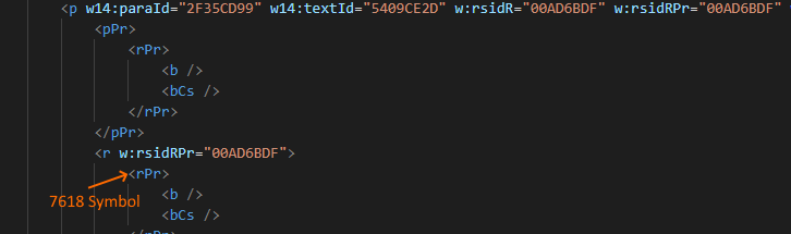 encoding Docx (xml) file parsing error on Python 'charmap' codec can't decode byte 0x98 in