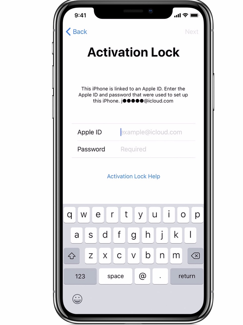Stolen iPhone Activation Lock email Ask Different