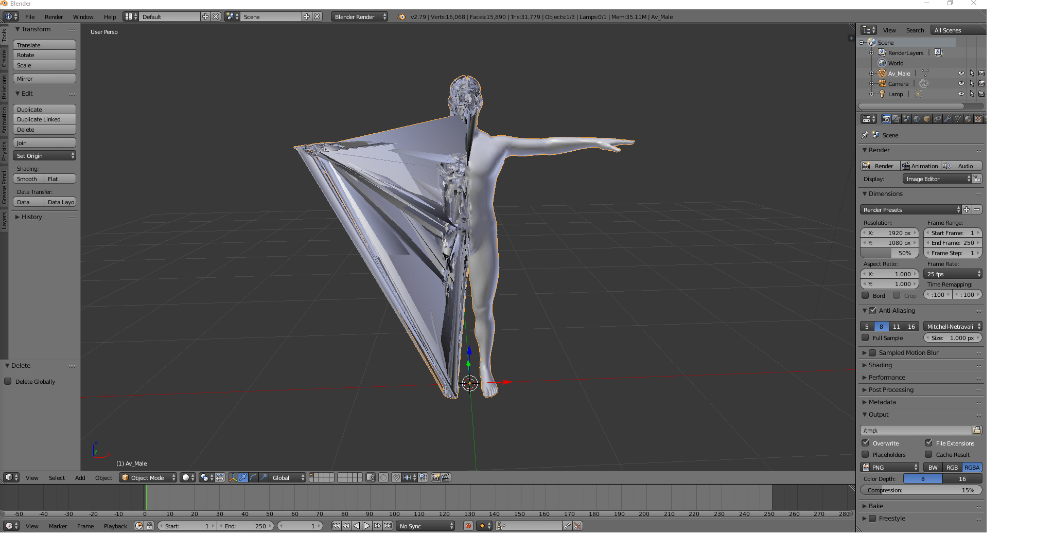 Xnalara Mesh Addon For Blender