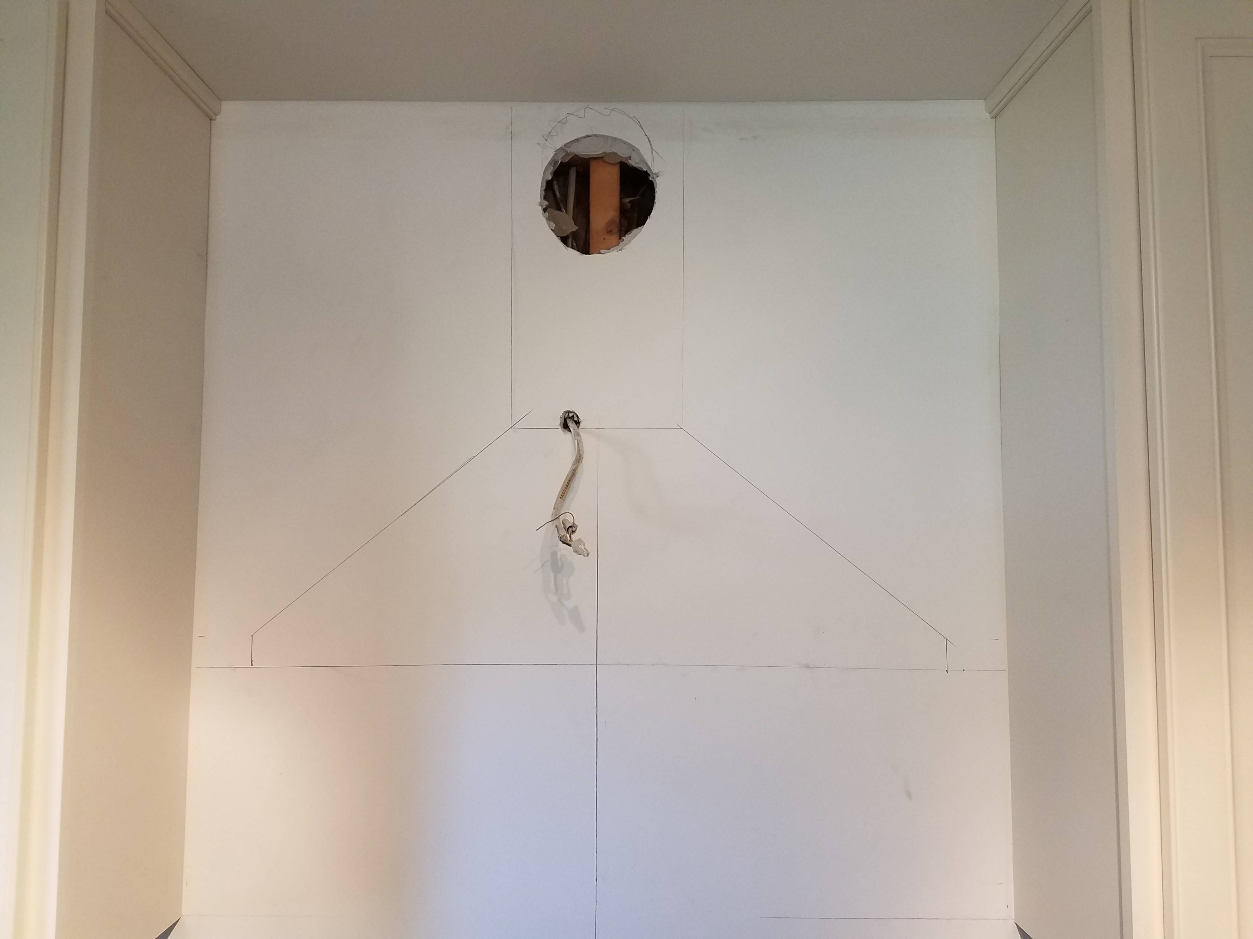 Wall stud in the way of vent hood exhaust Love & Improve Life