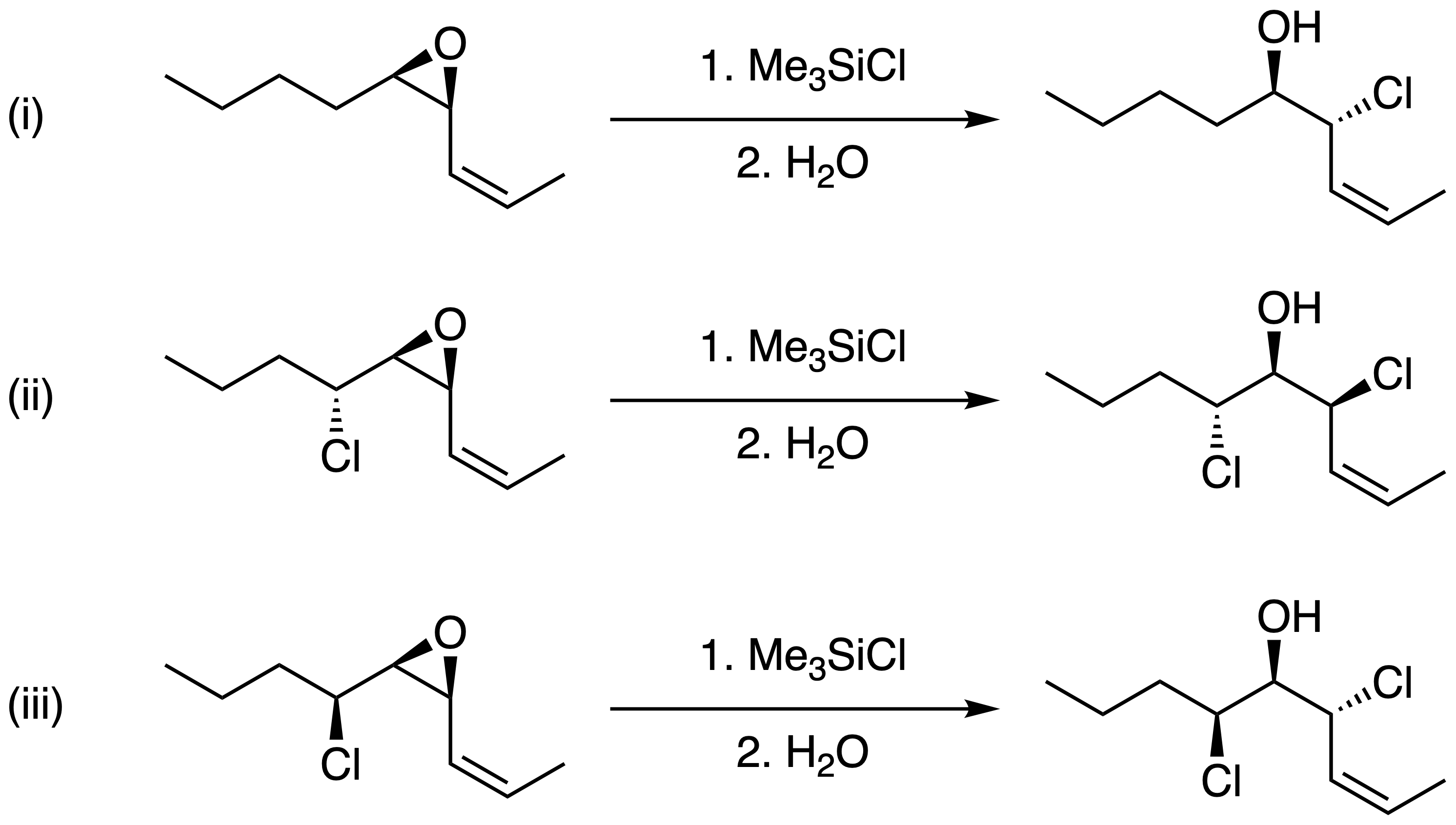 organic chemistry Stereochemical in opening of vinyl