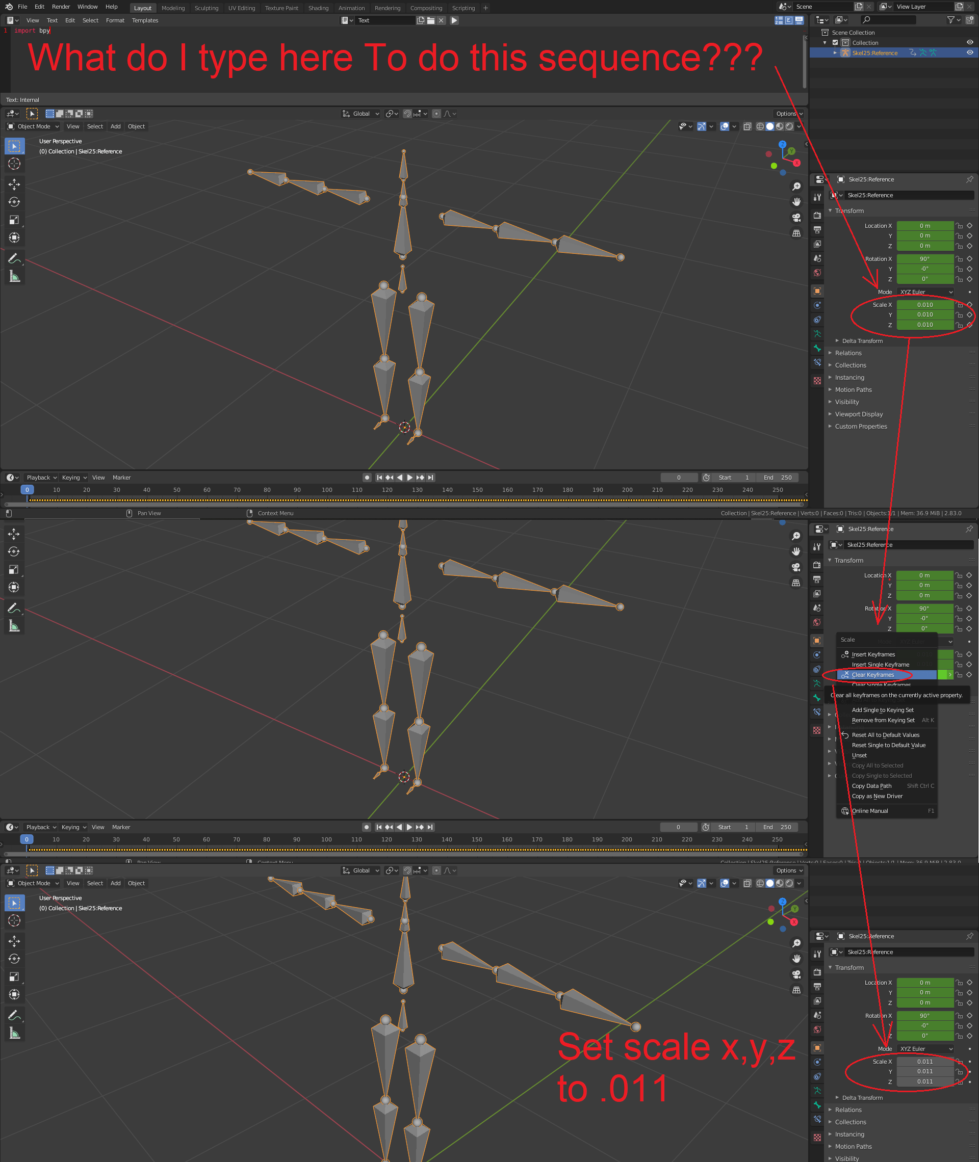scripting Python Script for Armature Scale Blender Stack Exchange