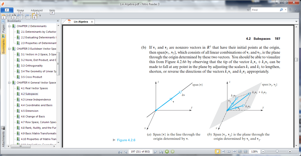 linear algebra understanding and visualizing the span of sets