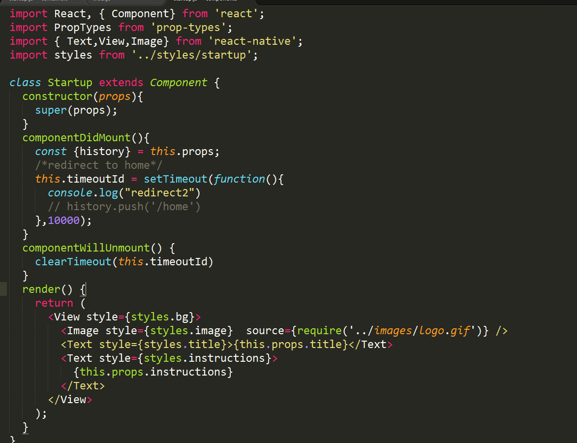 reactjs why my setTimeout function is not work while I