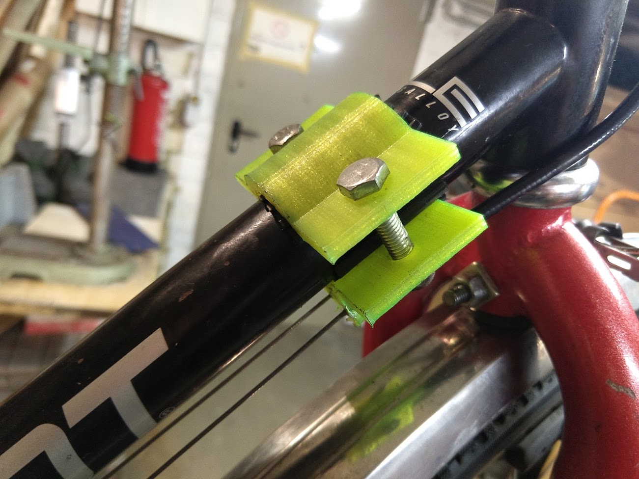 repair What's the strongest way to bond a cable stop to an aluminum