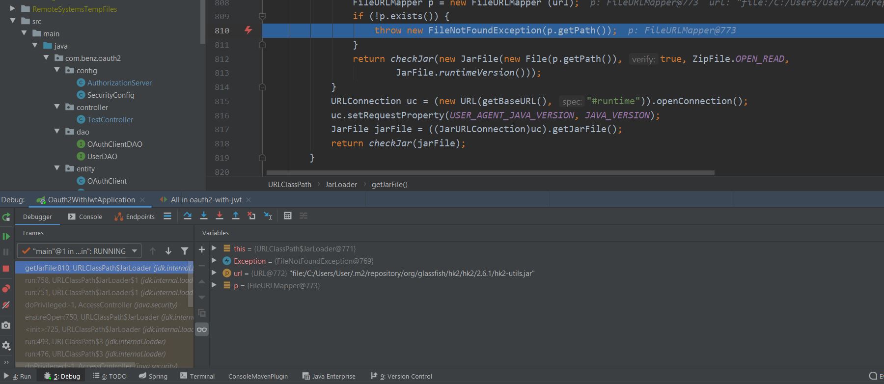 java OAuth2 With Spring Boot Unauthorized (401) Response Stack Overflow