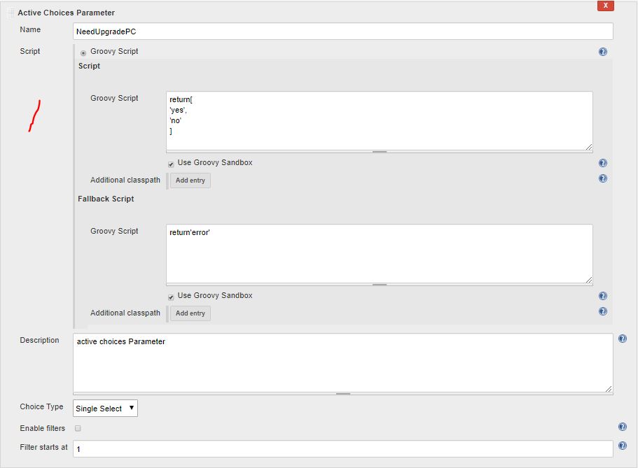 How to use Active Choices Reactive Reference Parameter in Jenkins