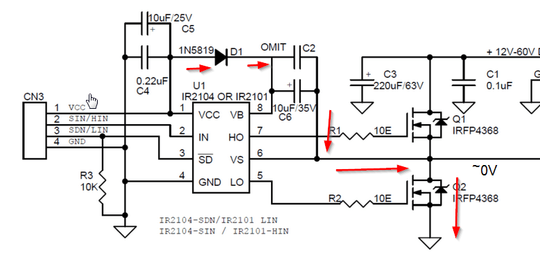 Bootstrap MOSFET Driver – Using IR2101 – Valuable Tech Notes