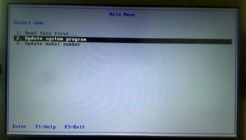 freeze - Lenovo stuck on BIOS update "Update system program" - Super User