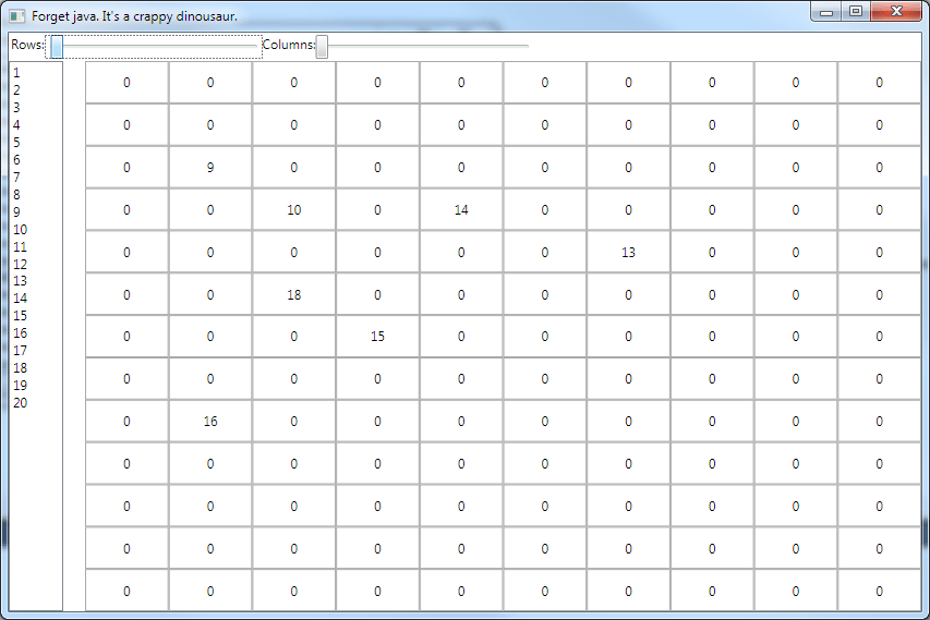 Draw array on canvas WPF C
