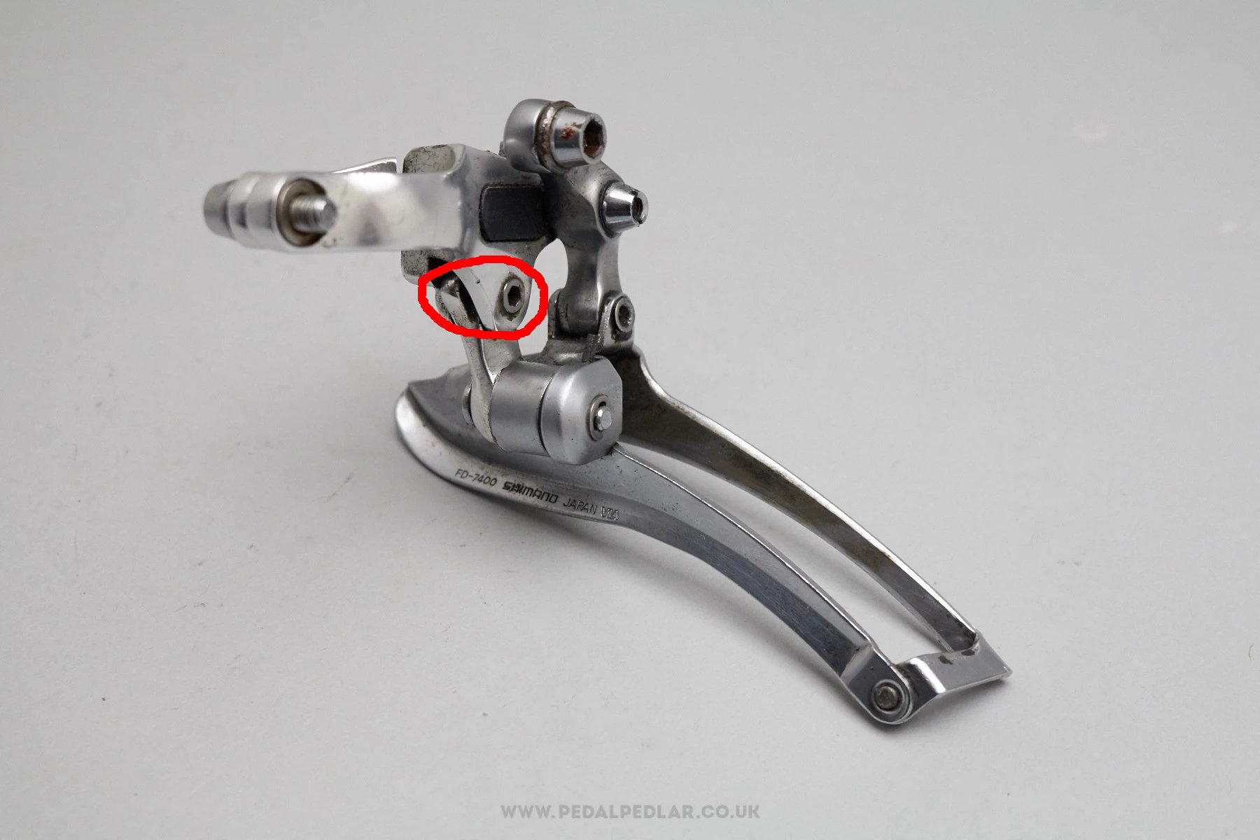 shimano Broken front derailleur 7400 Dura Ace Bicycles Stack Exchange