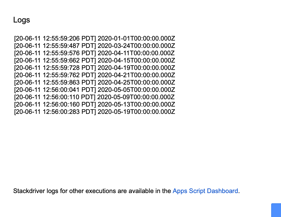 javascript How do I parse a timestamp code in Apps Script? Stack